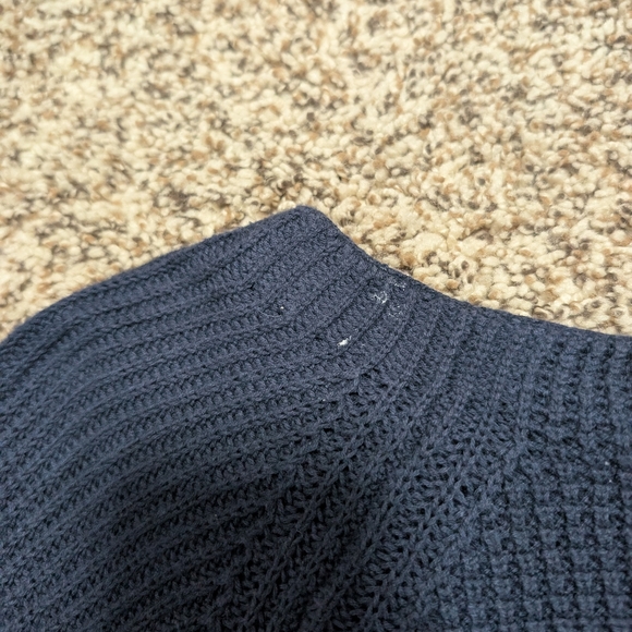 LUNYA Blue Waffle Knit Long Sleeve Top - Picture 10 of 10